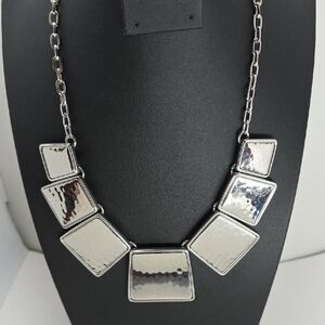 Chico's Silver Statement Necklace